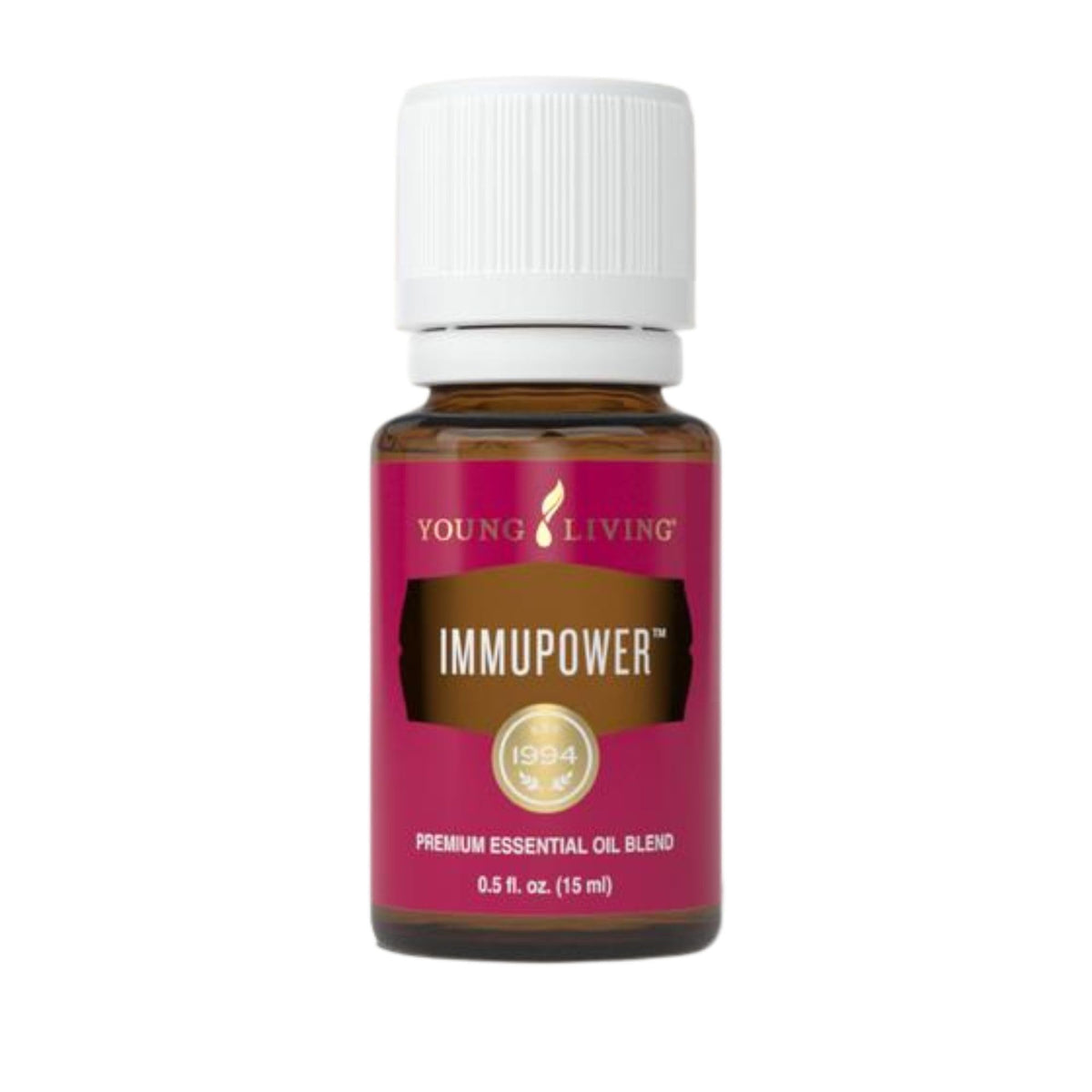 Young Living ImmuPower bottle front for essential oil blend