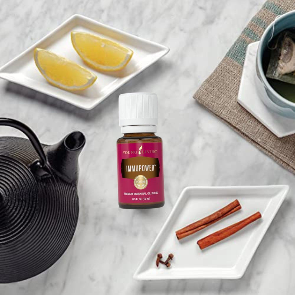 Young Living ImmuPower diffuser use creating calm aromatherapy