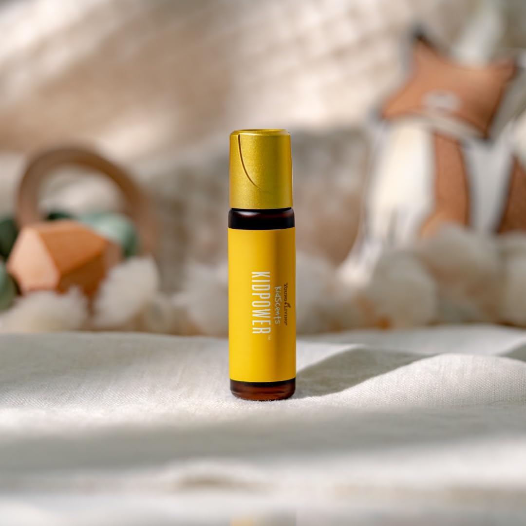 Young Living KidPower roll-on convenience for busy mornings.