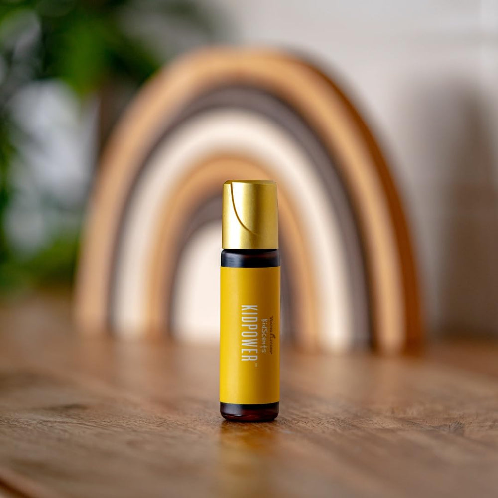 Young Living KidPower roll-on for school-use and after activity refresh.