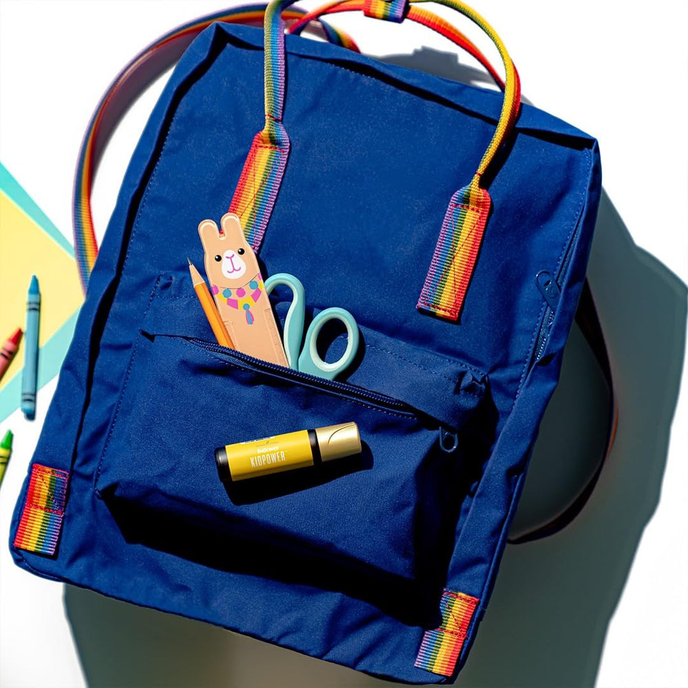 Young Living KidPower roll-on sweet aroma supports a positive school atmosphere.