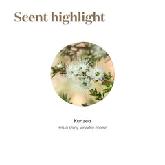 Young Living Kunzea essential oil 5ml massage for gentle relief.