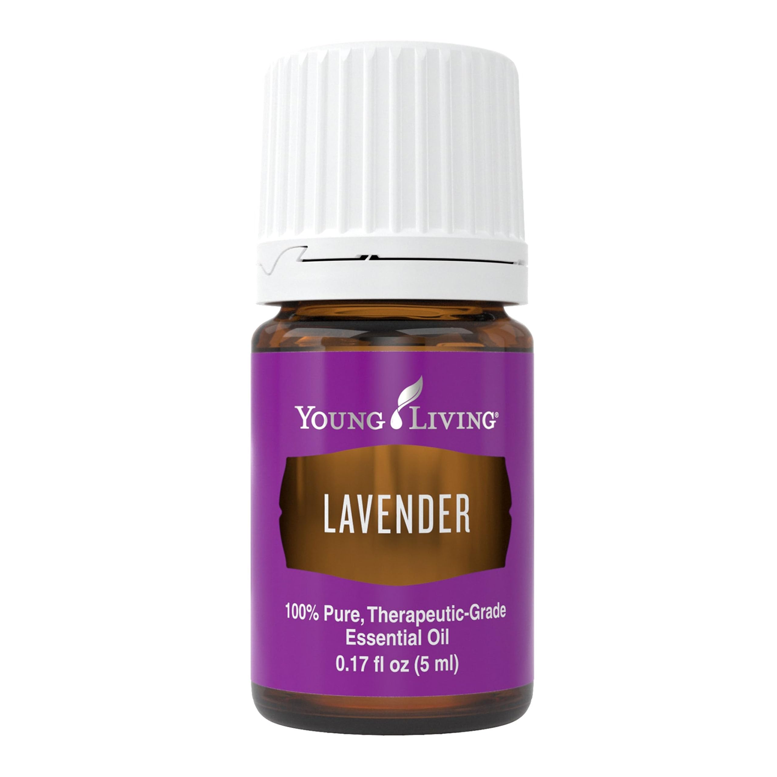 Young Living Lavender 5ml bottle with tranquil aroma for aromatherapy sessions.