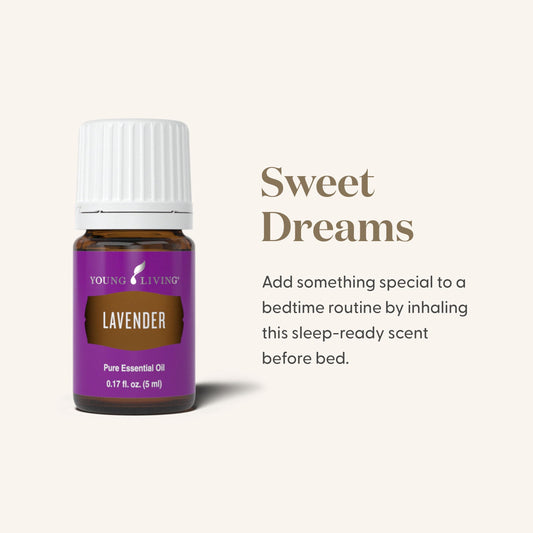 Young Living lavender-diffuser bottle exuding calming scent for home relaxation.