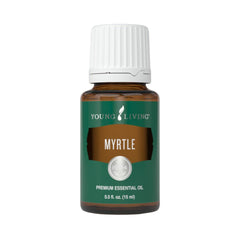 Young Living Myrtle Oil 15ml bottle for skincare and wellness.