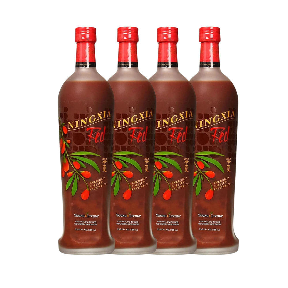 Front view of Young Living NingXia Red Antioxidant Drink 25.35 oz
