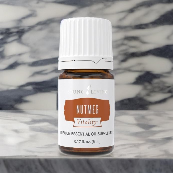 Young Living Nutmeg Vitality spice-platter setup emphasizes culinary versatility.