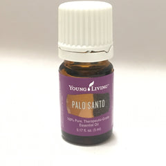 Young Living Palo Santo essential oil diffuser scene for meditation focus