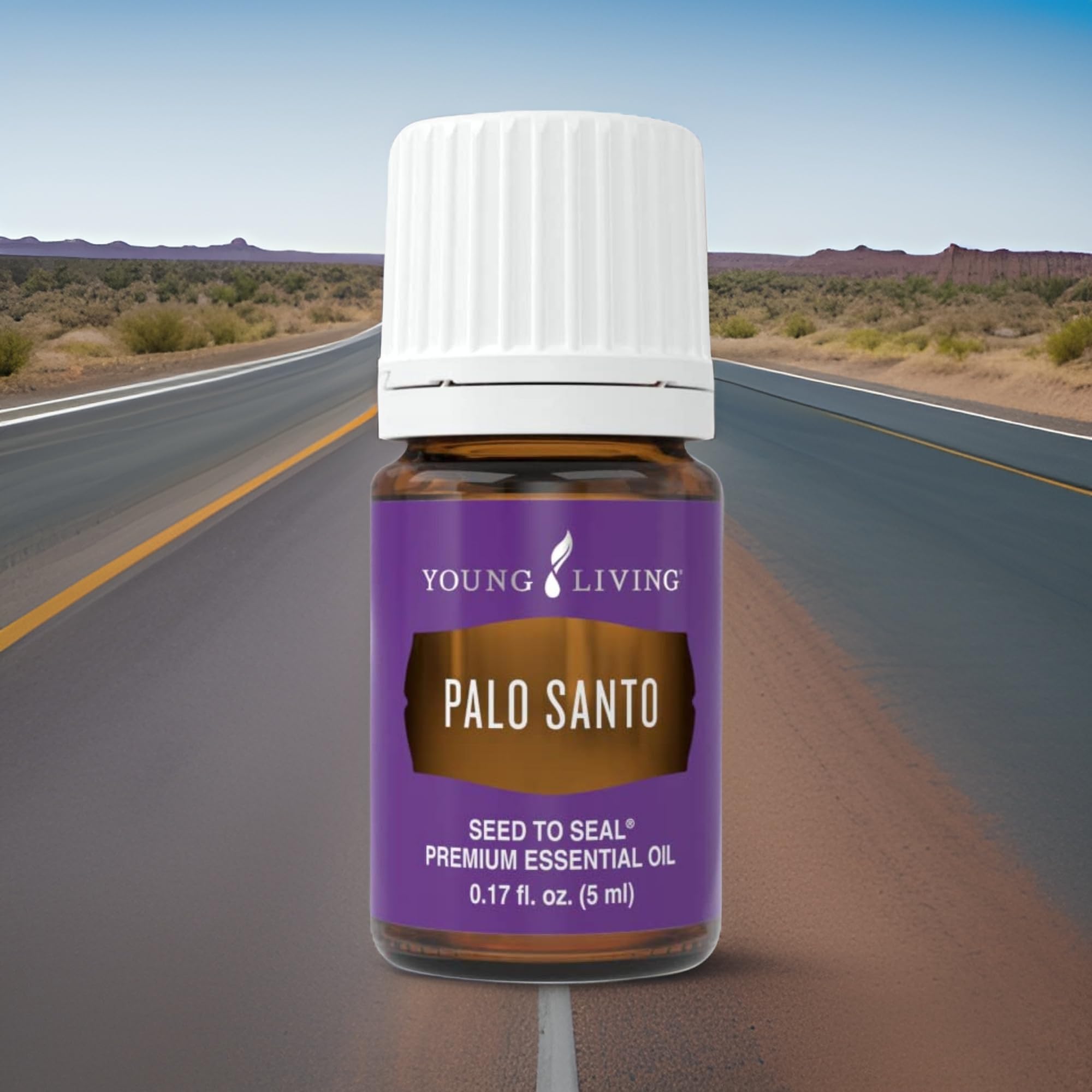Young Living Palo Santo inhalation for quick calm and focus during tasks