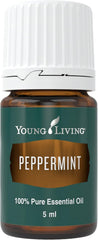 Bottle of Young Living Peppermint Essential Oil 5 ml