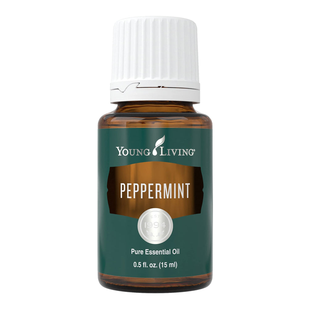 Young Living Peppermint Essential Oil 15ml bottle with label