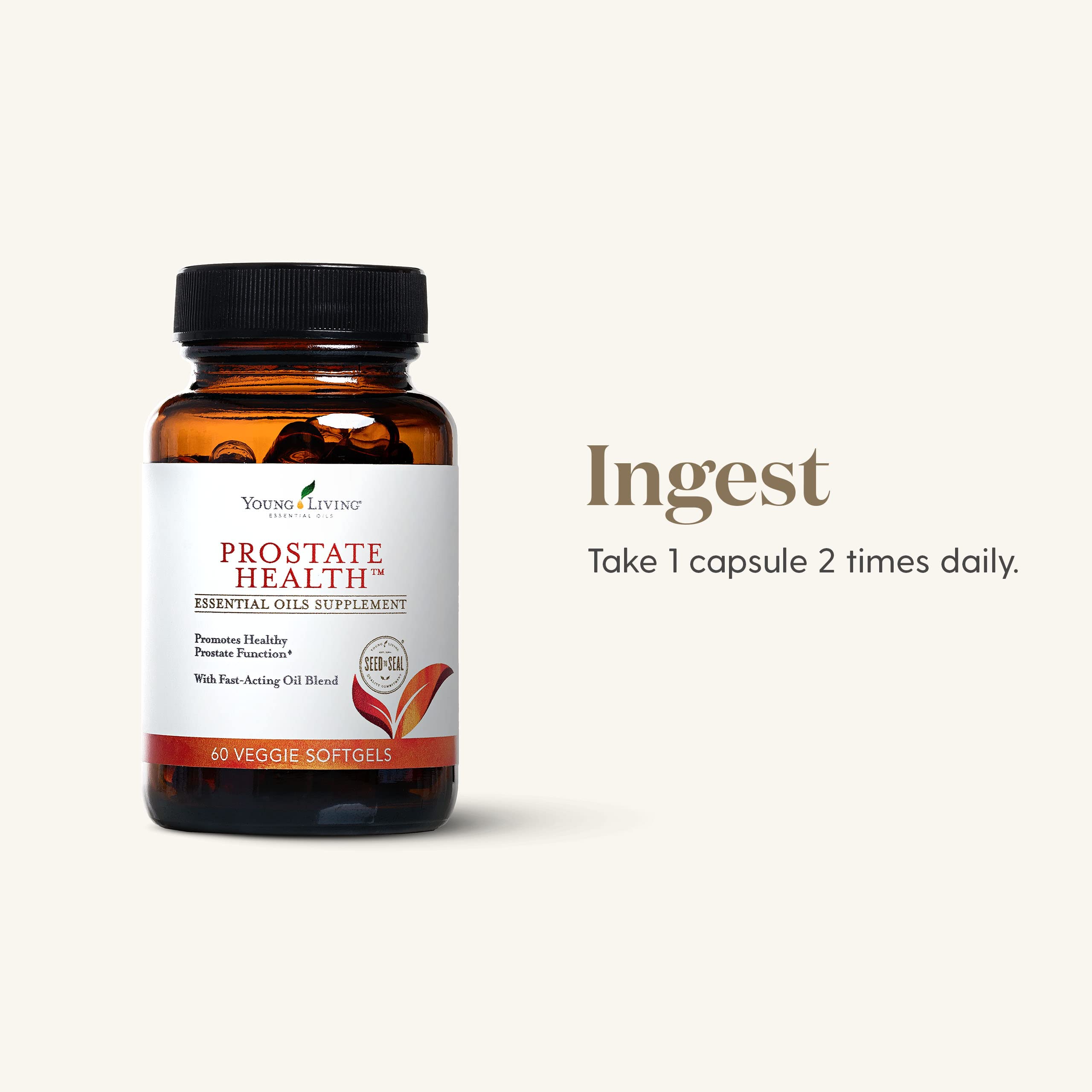 Young Living Prostate Health packaging front with bottle label