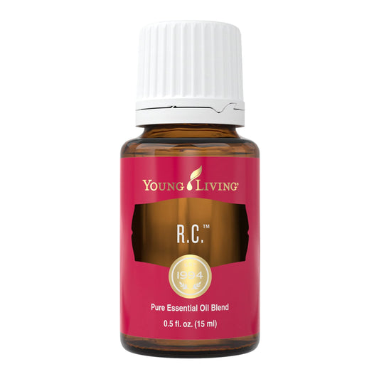 Young Living R.C. Essential Oil Blend 15ml bottle – front view