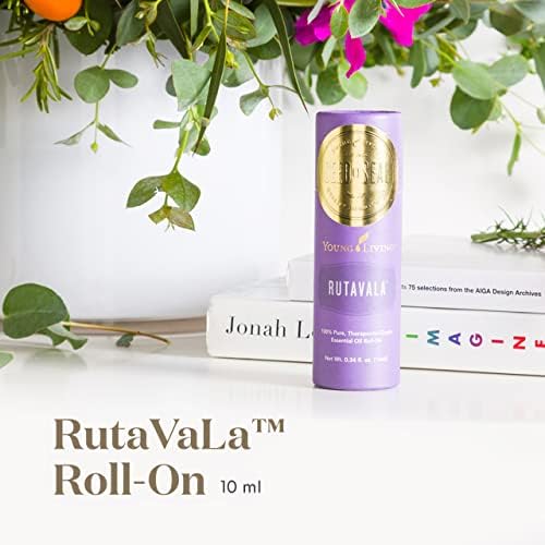 Young Living RutaVaLa Roll-On cap closeup showing precise, soothing application