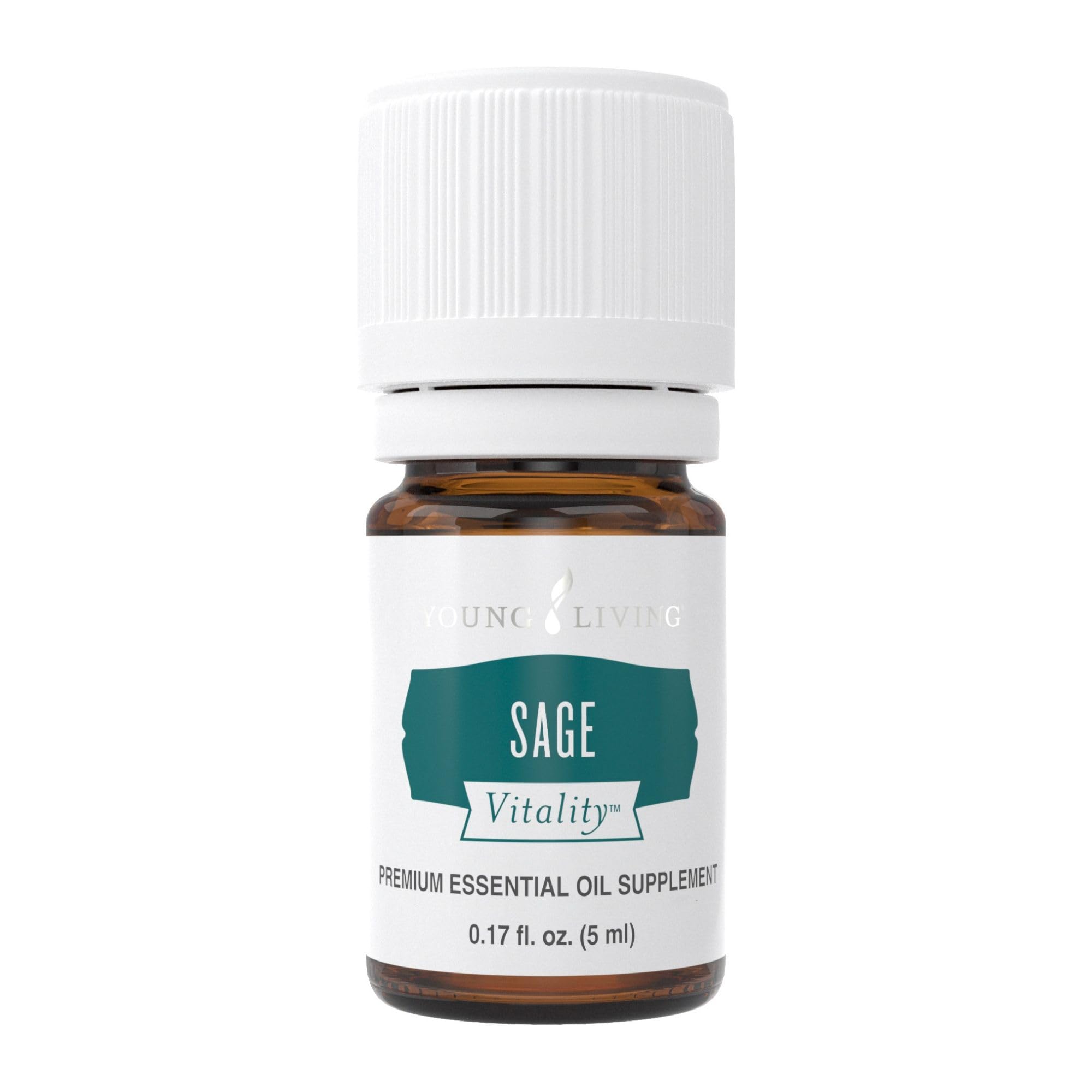 Young Living Sage Vitality 5ml bottle ready for versatile rituals and flavor use.