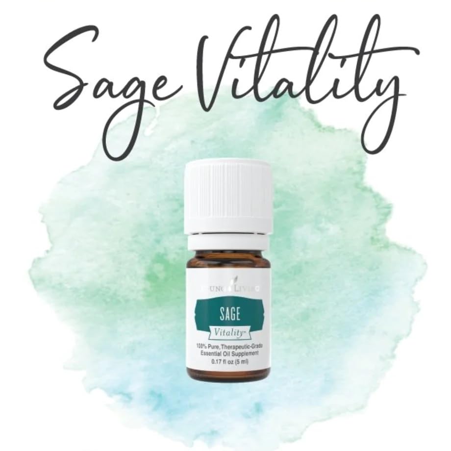 Young Living Sage Vitality wellbeing scene suggesting women-focused aromatic support.
