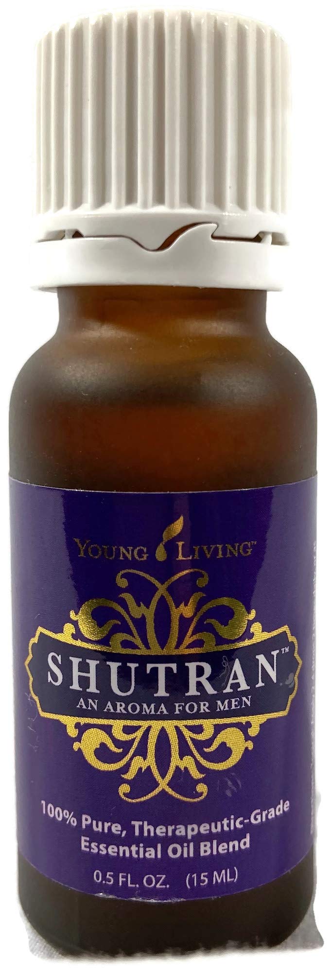 Young Living Shutran premium essential oil bottle with rich woodsy aroma for everyday use.