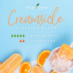 Young Living Tangerine 15ml bottle displayed for DIY skincare blends