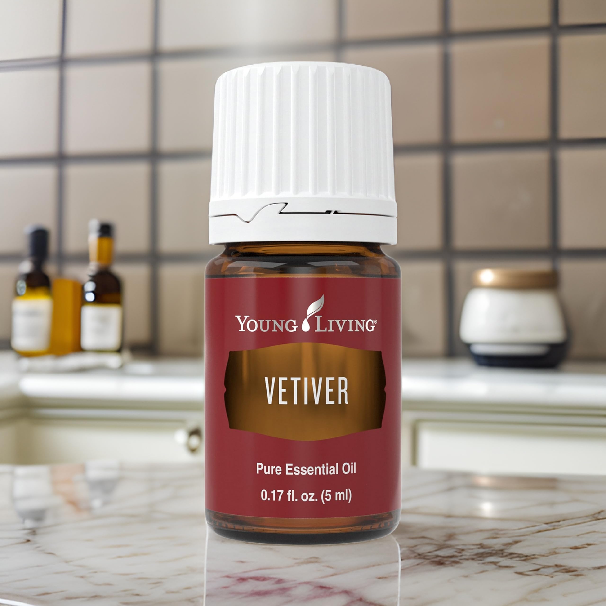 Young Living Vetiver roots closeup highlights natural earthy essence from roots