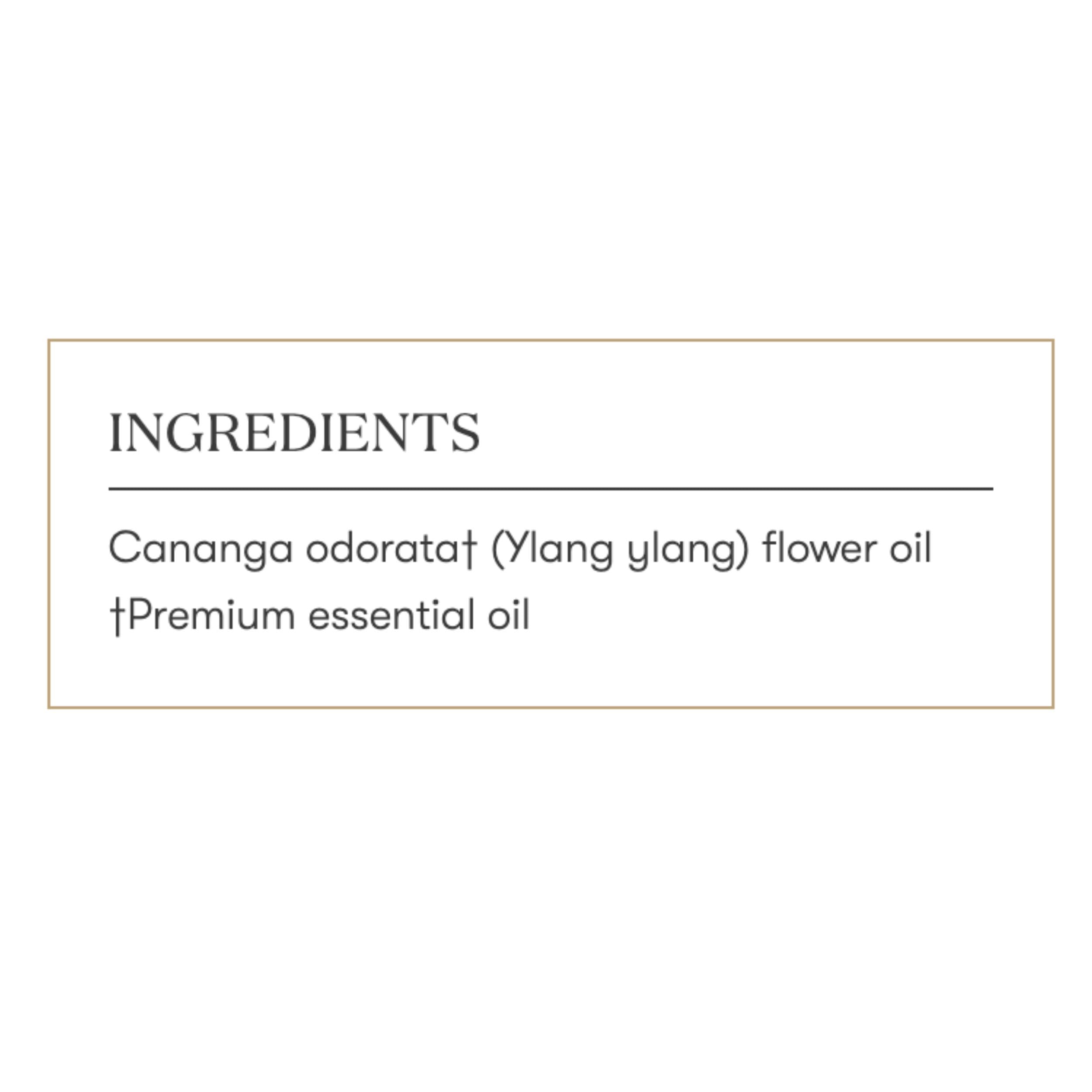 Young Living Ylang Ylang oil spa moment for relaxation.