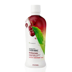Front view of Youngevity Cheri-Mins 32 oz bottle