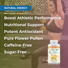 Close-up of Youngevity Pollen Burst Tabs tablets