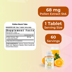Lifestyle image showing energy and vitality with Pollen Burst Tabs
