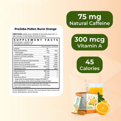 Green tea and vitamin B12 ingredients in ProJoba Pollen Burst