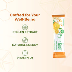 Pollen Burst sticks for on-the-go energy and nutrition