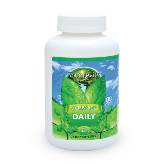 Youngevity Ultimate Daily Mega Multivitamin bottle label
