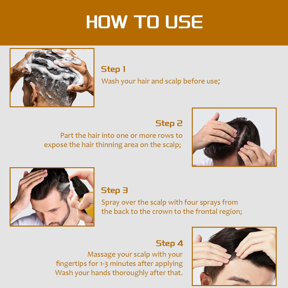 YoungGlove minoxidil biotin fast absorption formula on roots