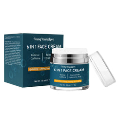 YOUNGYOUNGLOVE 6-in-1 face cream bottle delivers lightweight daily hydration.
