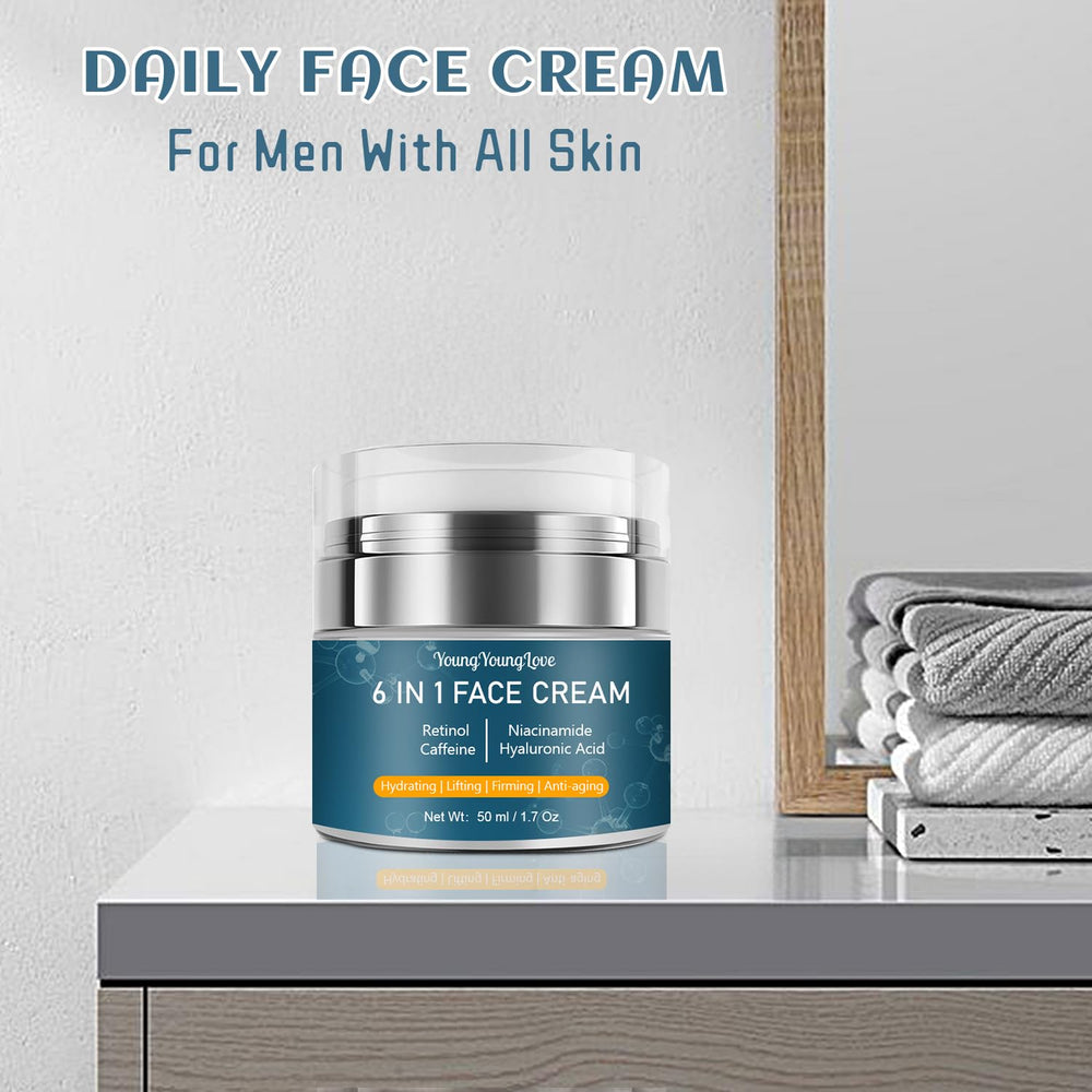 Close-up of YOUNGYOUNGLOVE 6-in-1 cream texture shows smooth, fast-absorbing hydration.