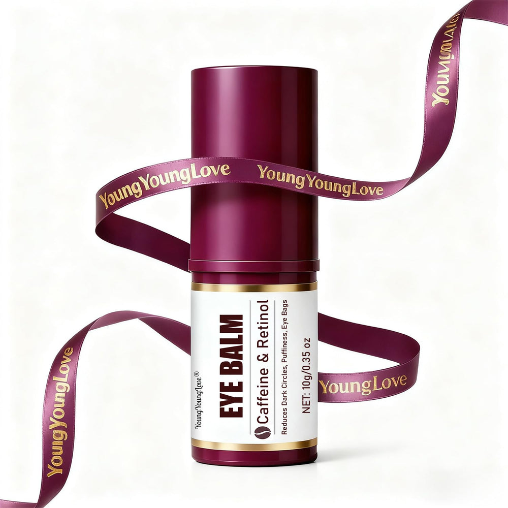 YOUNGYOUNGLOVE caffeine-retinol eye stick close-up for brightened under-eye skin