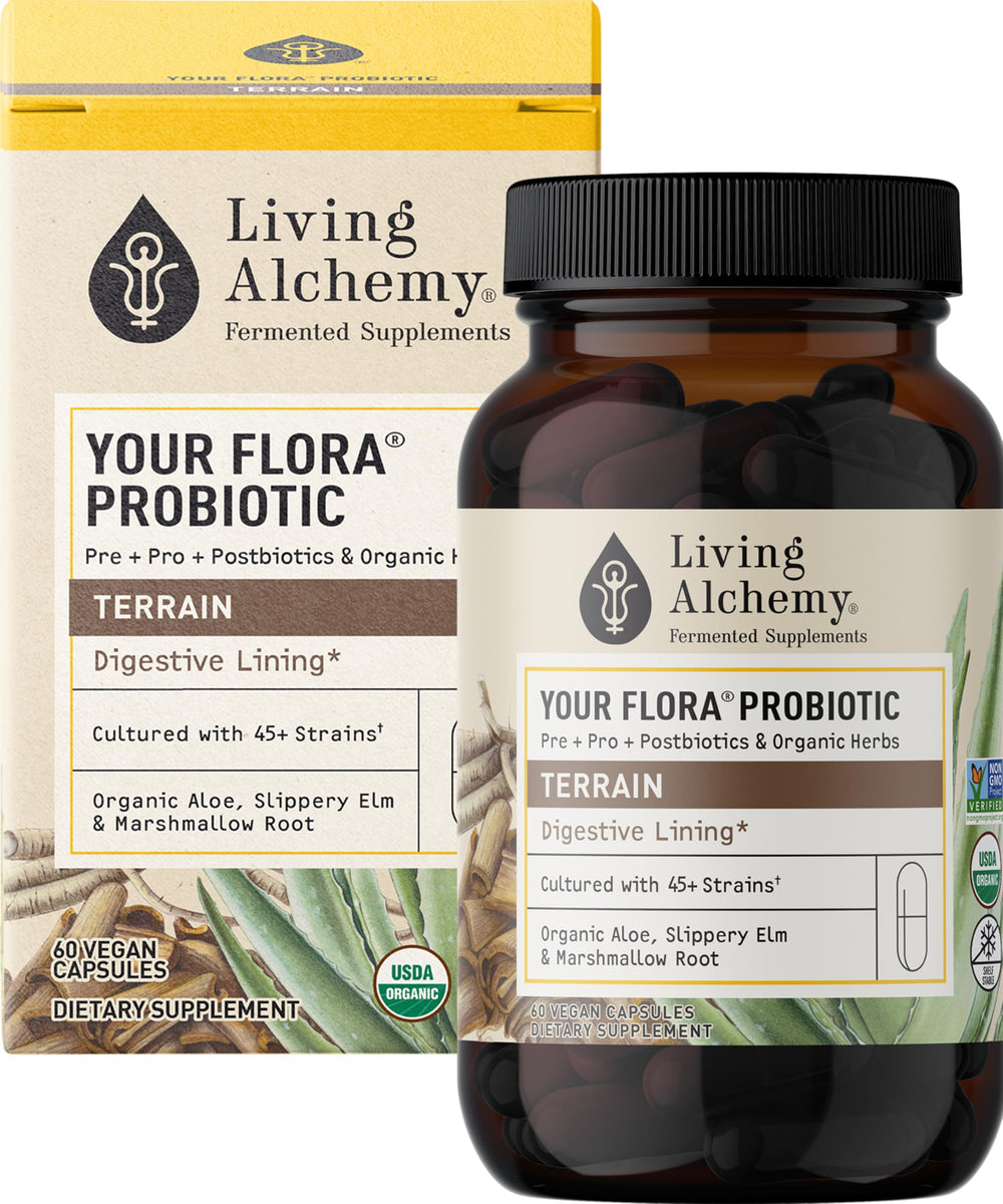 Your Flora Probiotic Terrain bottle front view