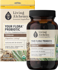 Product bottle of Your Flora Probiotic Terrain by Living Alchemy