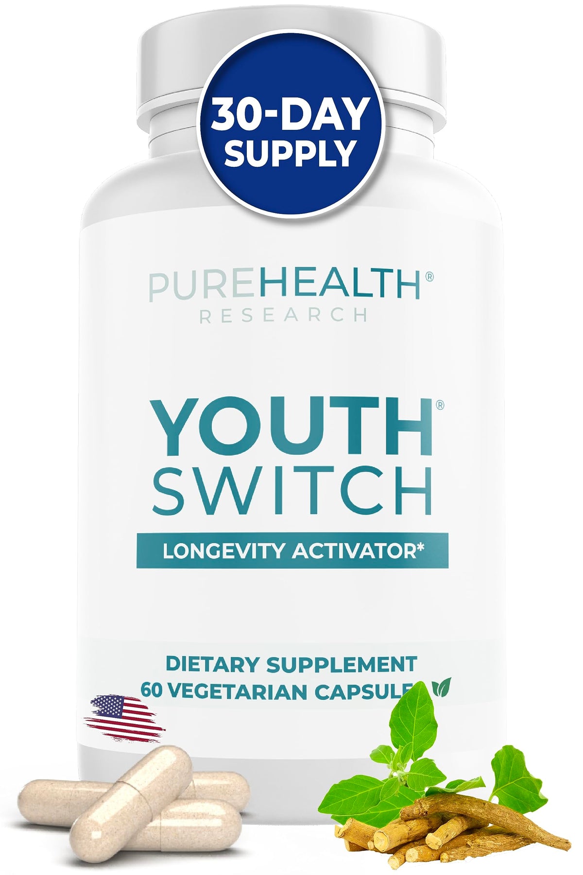 PUREHEALTH Youth Switch bottle front view