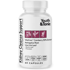 Youth & Tonic Kidney Cleanse Detox bottle - 60 capsules