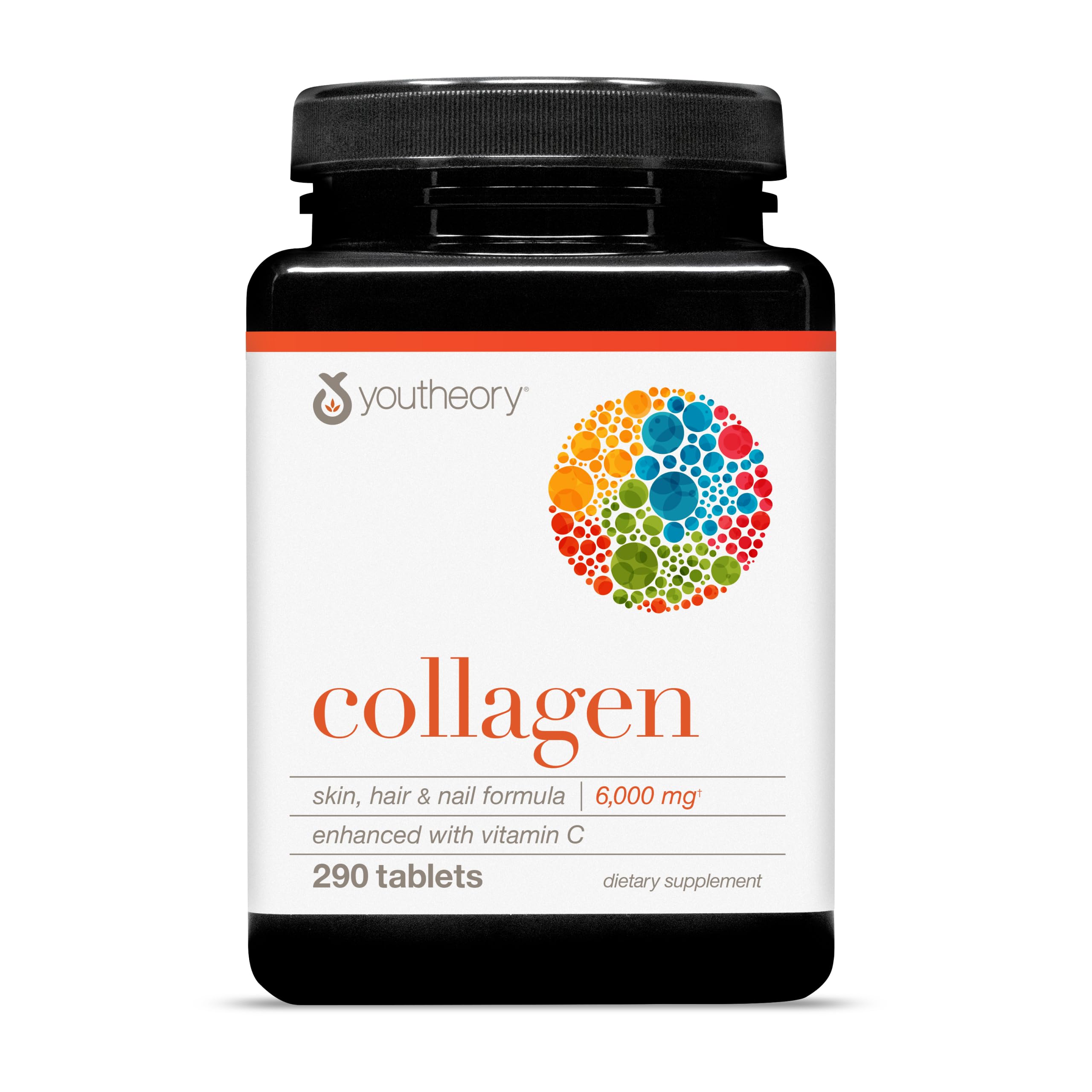 Youtheory Advanced Collagen bottle with 290 tablets