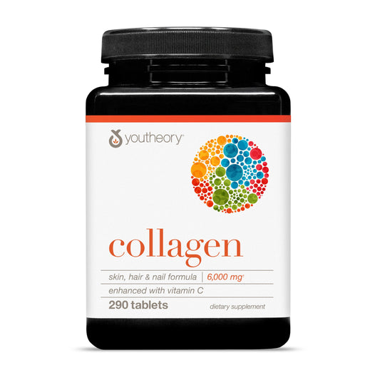 Youtheory Advanced Collagen bottle with 290 tablets