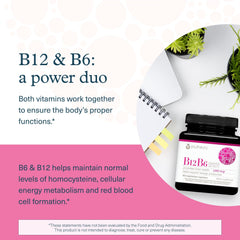 Close-up of Youtheory B12B6 label