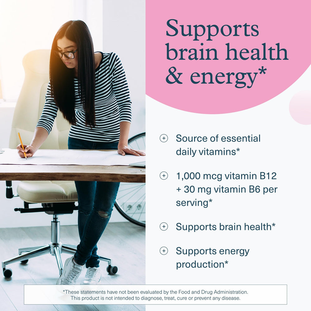 Vegan, dairy-free, soy-free and gluten-free claims for Youtheory B12B6