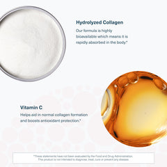 Ingredients panel for Youtheory Collagen Powder Vanilla 20 oz