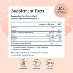 Youtheory Collagen Powder Vanilla packaging and label