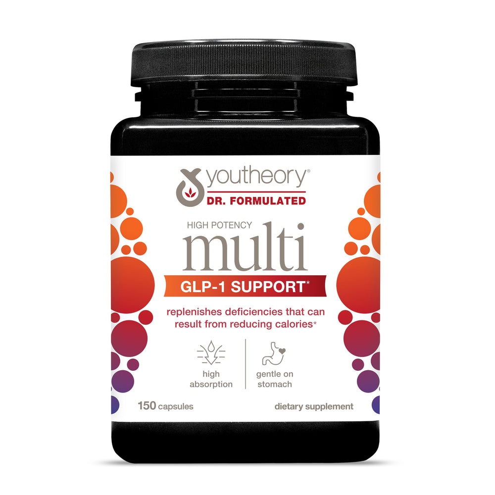 Youtheory High Potency Multi GLP-1 Support bottle front view