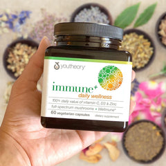 Bottle showing 60 vegetarian capsules