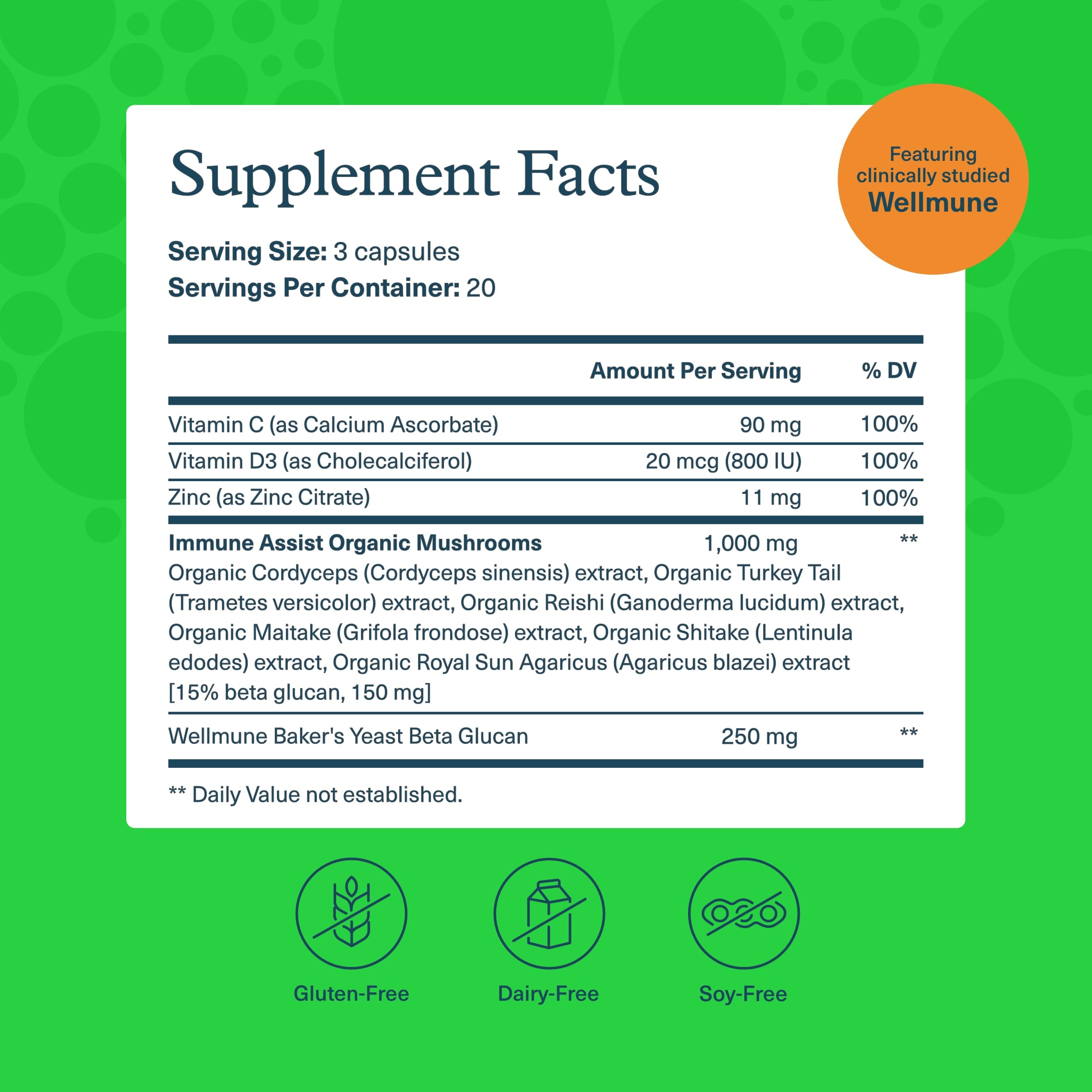 Youtheory Immune+ vegetarian capsules product image