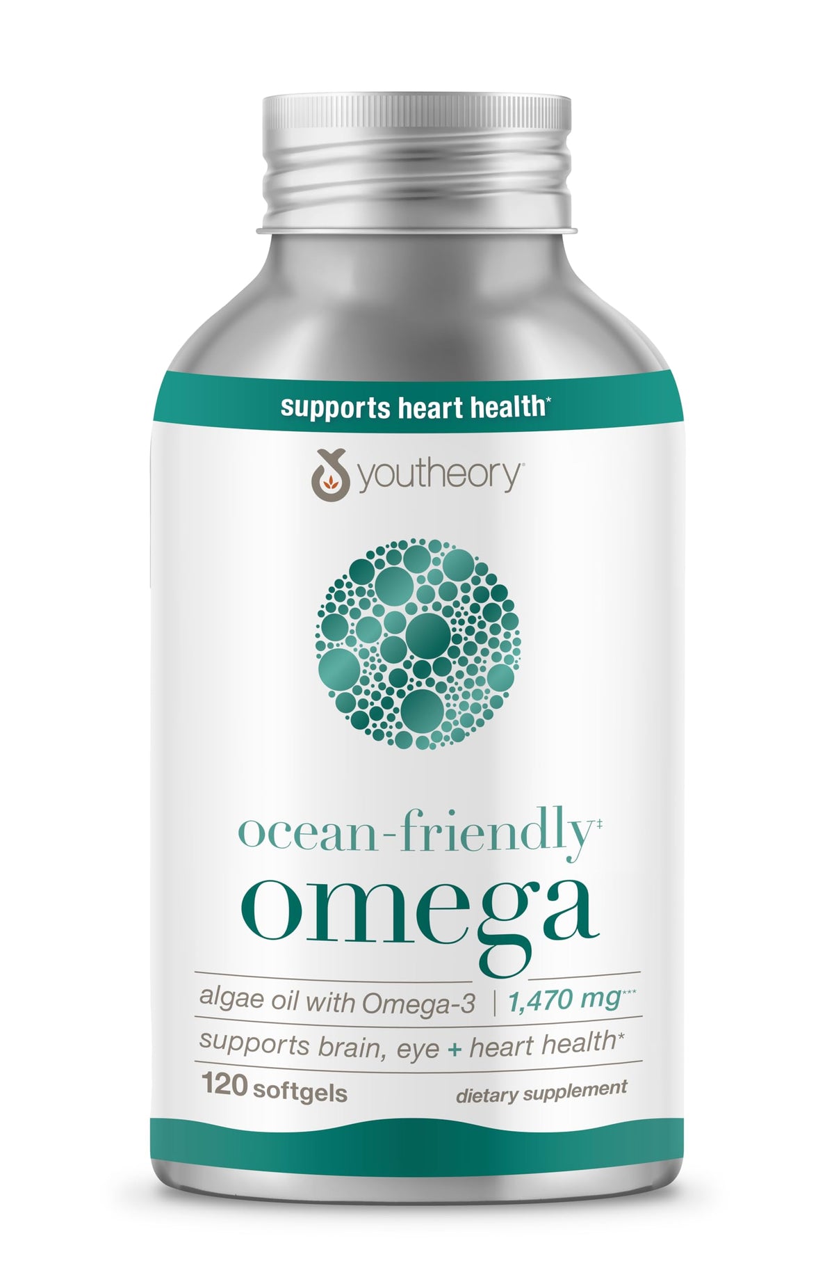 Youtheory Ocean-Friendly Omega bottle in recyclable aluminum container