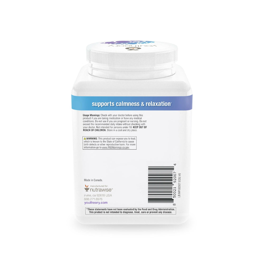 Prepared magnesium powder drink in a glass
