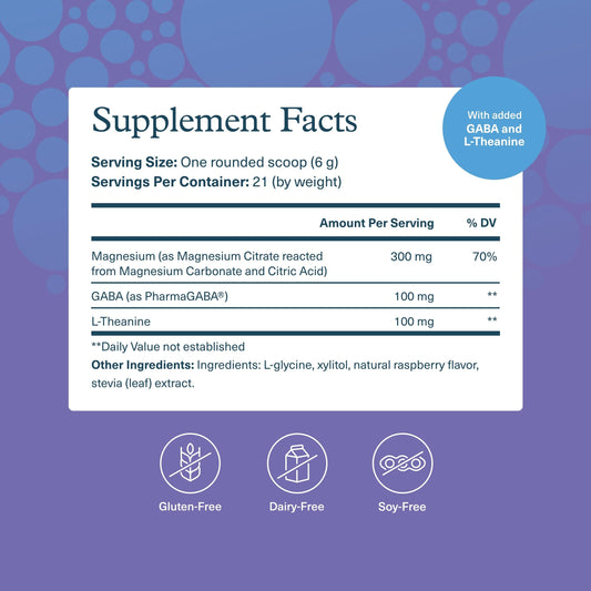 Berry flavored Youtheory Relax Magnesium Powder package image